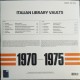 Italian Library Vaults (LP)